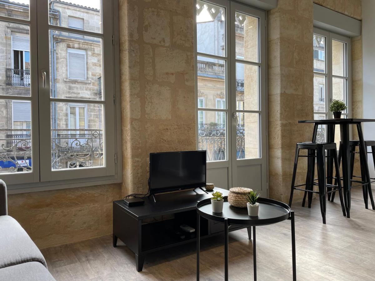 Magnifique Appartement Pour 2 Avec Climatisation Et Belle Pierre Bordelaise Bordeaux Luaran gambar