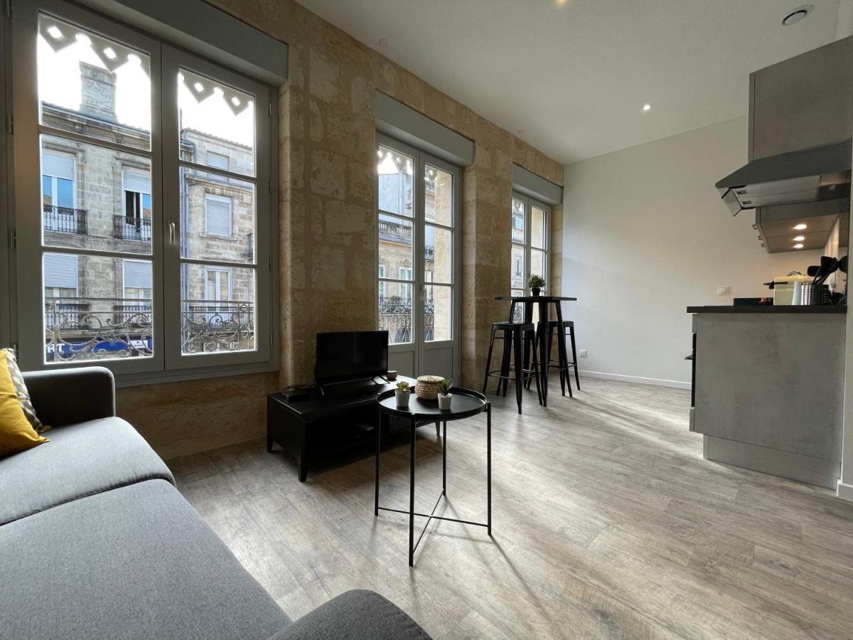 Magnifique Appartement Pour 2 Avec Climatisation Et Belle Pierre Bordelaise Bordeaux Luaran gambar