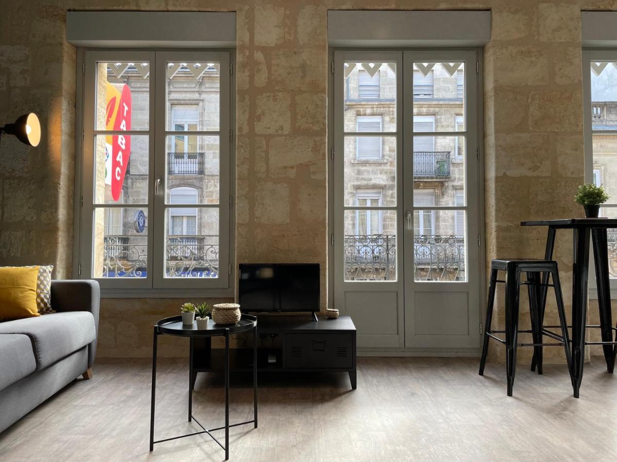 Magnifique Appartement Pour 2 Avec Climatisation Et Belle Pierre Bordelaise Bordeaux Luaran gambar