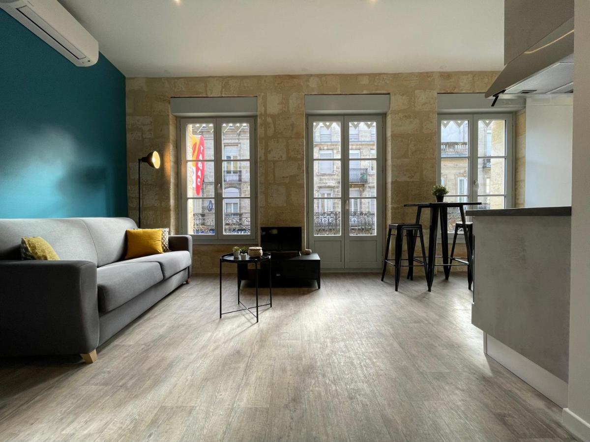 Magnifique Appartement Pour 2 Avec Climatisation Et Belle Pierre Bordelaise Bordeaux Luaran gambar