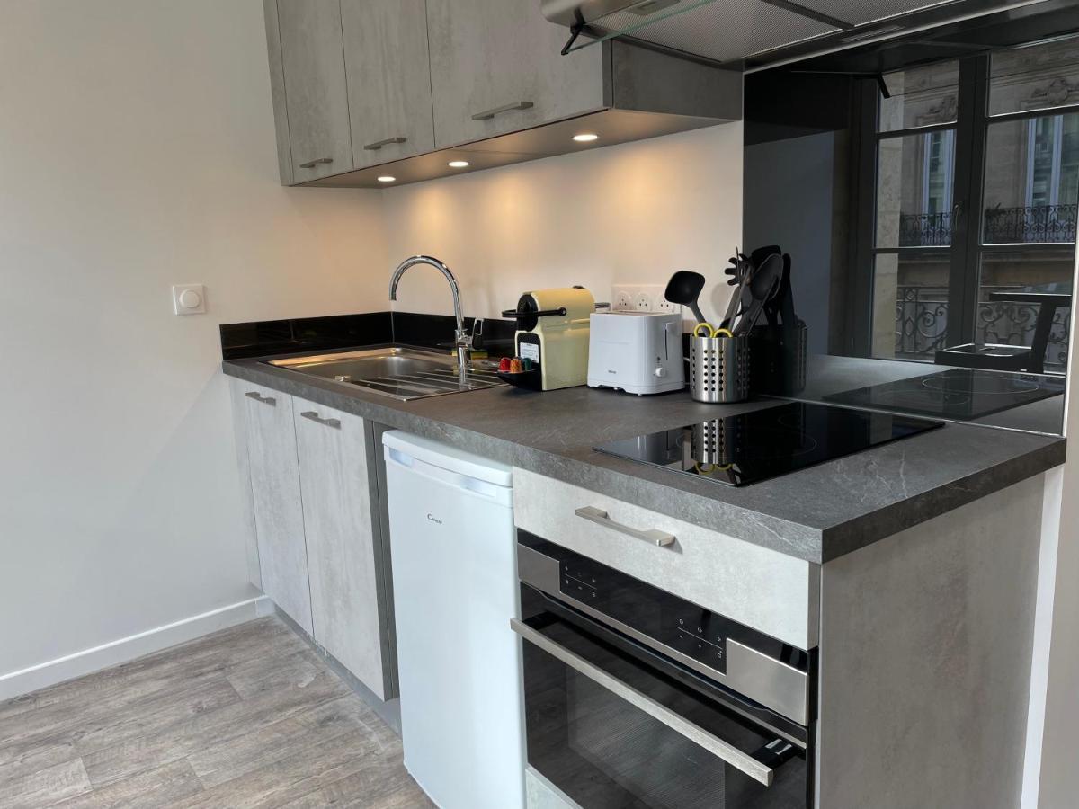 Magnifique Appartement Pour 2 Avec Climatisation Et Belle Pierre Bordelaise Bordeaux Luaran gambar